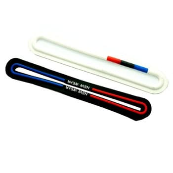 Elastic bands with stripes