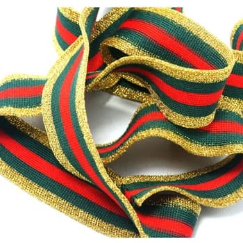 Gucci-style striped elastic tape