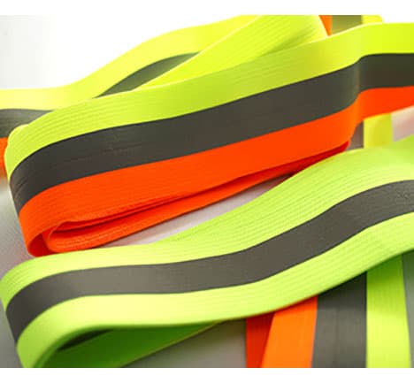 Neon reflective safety tape